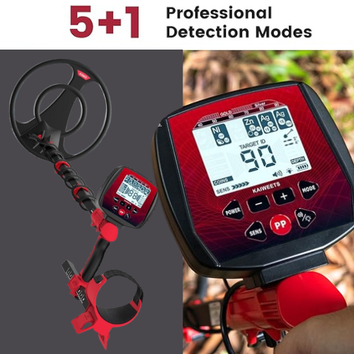 Metal Detector w/ 6 Detection Modes, 11.8″ $45.49 After Coupon + Code (Reg. $90.98) + Free Shipping
