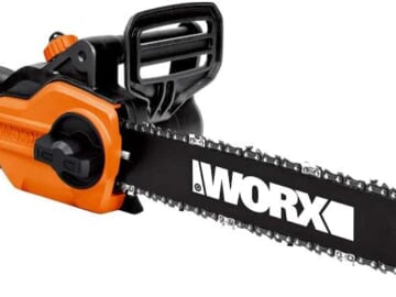 Worx 14" 8A Corded Electric Chainsaw w/ Auto-Tension for $47 + free shipping