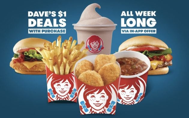 Wendy’s: Dave’s $1 Deals All Week Long!