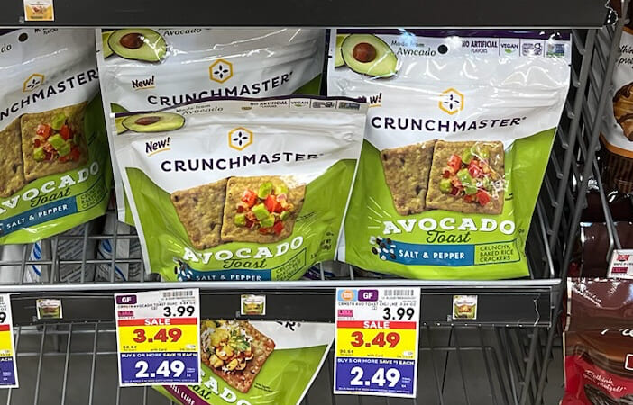 Get Crunchmaster Avocado Toast Crackers As Low As $1.09 At Kroger