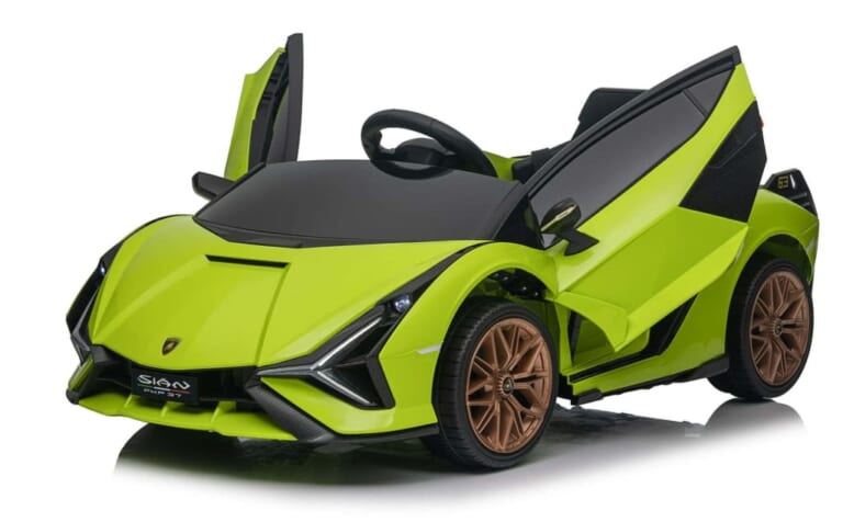 Lamborghini Sian 12V Exclusive Ride-On w/ Remote Control for $102 + free shipping