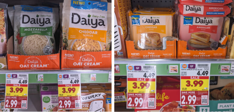 Daiya Cheese Alternative Shreds Or Slices Just $2.99 At Kroger (Regular Price $4.49)