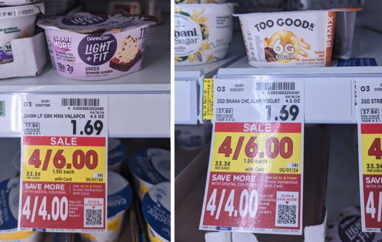 Oikos, Two Good, Or Light+Fit Remix Yogurt Just $1 At Kroger