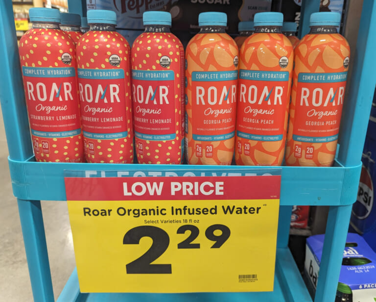 Roar Organic Vitamin Enhanced Beverage Just $1.29 At Kroger