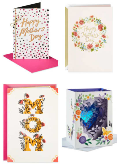 Mother's Day Greeting Cards at Walmart from $4.98 + free shipping w/ $35